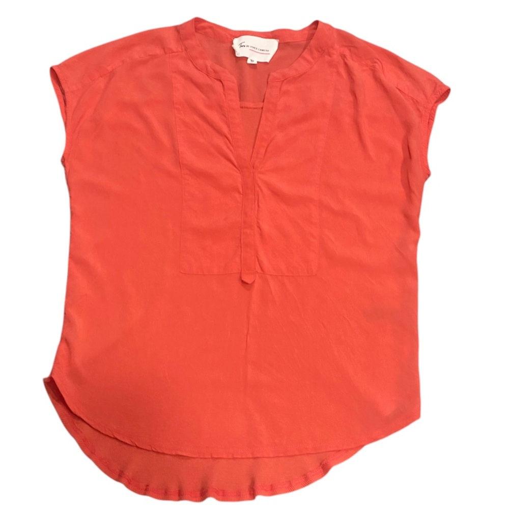 XS Two by Vince Camuto coral blouse